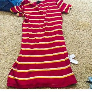 Striped T shirt Dress